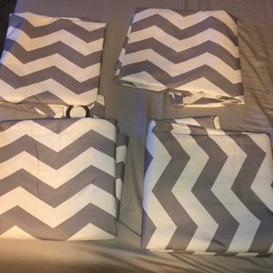 Chevron curtains